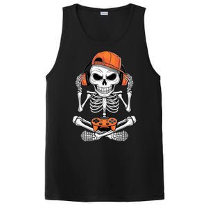 Halloween Skeleton Gamer Video Gaming PosiCharge Competitor Tank