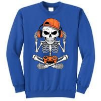 Halloween Skeleton Gamer Video Gaming Sweatshirt