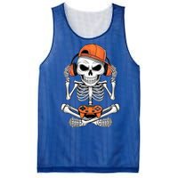 Halloween Skeleton Gamer Video Gaming Mesh Reversible Basketball Jersey Tank