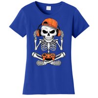 Halloween Skeleton Gamer Video Gaming Women's T-Shirt