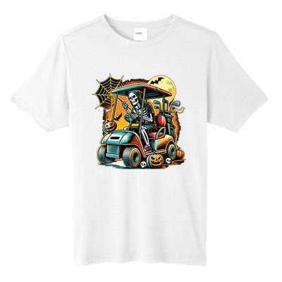 Halloween Skeleton Golf Cart Tall Fusion ChromaSoft Performance T-Shirt