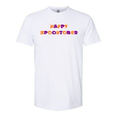 Happy Spooktober Graphic Softstyle CVC T-Shirt