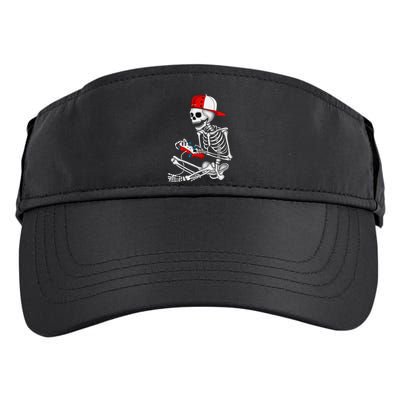 Halloween Skeleton Gamer Video Gaming Gift Adult Drive Performance Visor