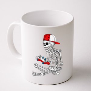 Halloween Skeleton Gamer Video Gaming Gift Coffee Mug