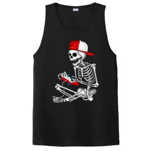 Halloween Skeleton Gamer Video Gaming Gift PosiCharge Competitor Tank