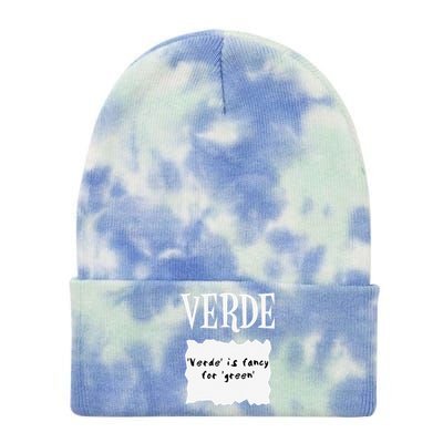 HOT SAUCES Group Halloween Costumes VERDE TACO SAUCE Tie Dye 12in Knit Beanie