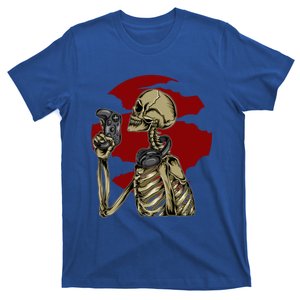 Halloween Skeleton Gamer Cute Gift T-Shirt