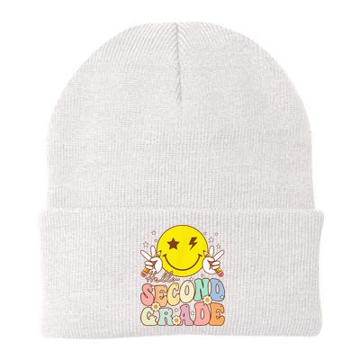 Hello Second Grade Funny Smile Face 2nd Grade Back To School Beanie