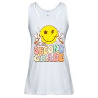 Hello Second Grade Funny Smile Face 2nd Grade Back To School Ladies Essential Flowy Tank