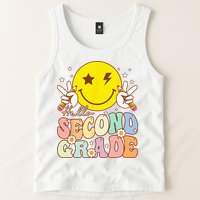 Hello Second Grade Funny Smile Face 2nd Grade Back To School Tank Top