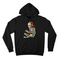 Halloween Skeleton Gamer Video Gaming Hoodie