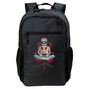 Halloween Skeleton Gamer Video Gaming Daily Commute Backpack