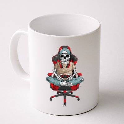 Halloween Skeleton Gamer Video Gaming Mug