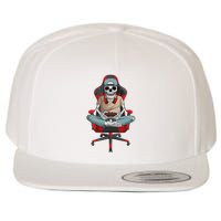 Halloween Skeleton Gamer Video Gaming Wool Snapback Cap