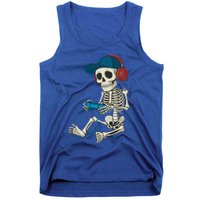 Halloween Skeleton Gamer Video Gaming Gamer Gift Tank Top