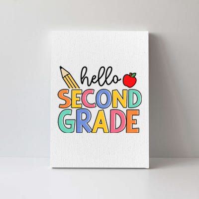 Hello Second Grade Team 2nd Grade Back To School Teacher Canvas