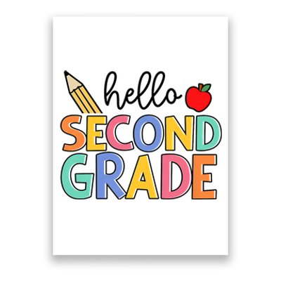 Hello Second Grade Team 2nd Grade Back To School Teacher Poster