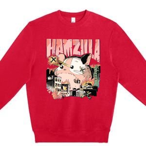 HAMZILLA Syrian Golden Roborovski Campbells Dwarf Hamster Premium Crewneck Sweatshirt