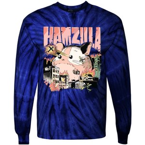 HAMZILLA Syrian Golden Roborovski Campbells Dwarf Hamster Tie-Dye Long Sleeve Shirt