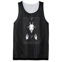 Hail Seitan Go Vegan Funny Tarot Card Design For Vegans Mesh Reversible Basketball Jersey Tank