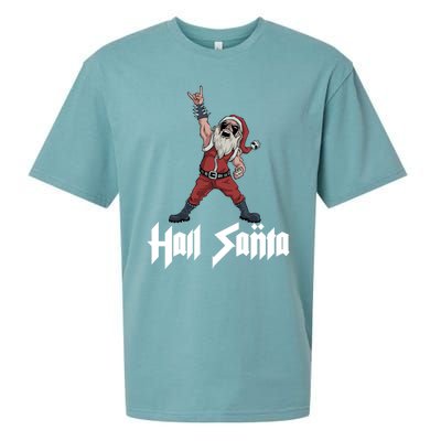 Hail Santa Gift Sueded Cloud Jersey T-Shirt