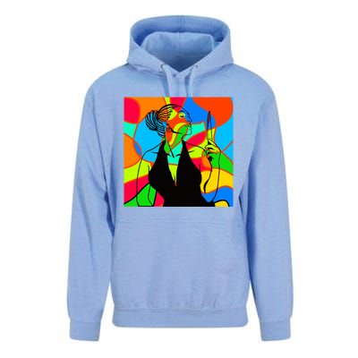 Halloween Stained Glass Peace Funny Gift Melanin Black Magic Gift Unisex Surf Hoodie