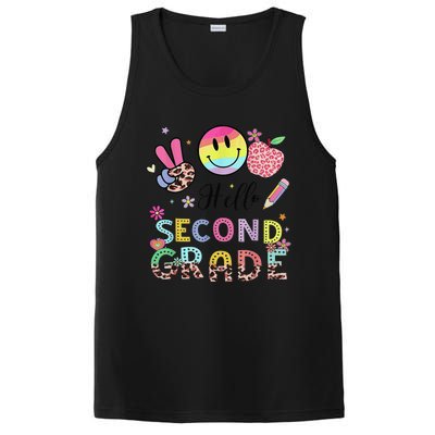 Hello Second Grade 2nd Grade First Day Of School Gift PosiCharge Competitor Tank