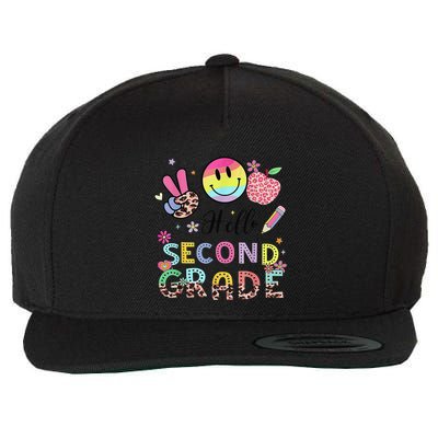 Hello Second Grade 2nd Grade First Day Of School Gift Wool Snapback Cap
