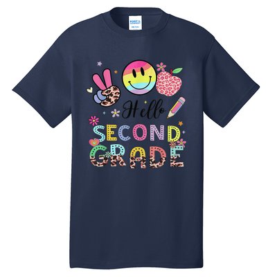 Hello Second Grade 2nd Grade First Day Of School Gift Tall T-Shirt