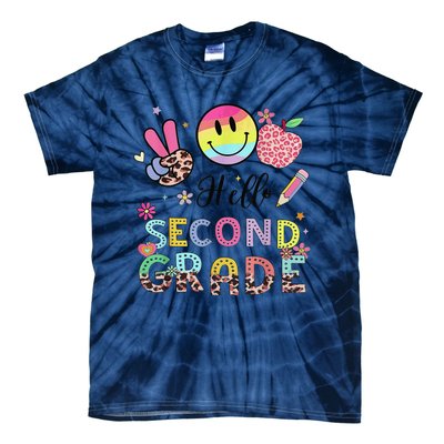 Hello Second Grade 2nd Grade First Day Of School Gift Tie-Dye T-Shirt