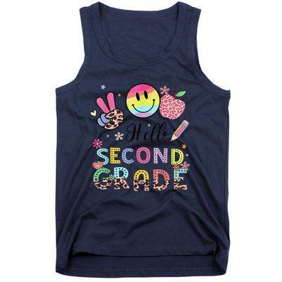 Hello Second Grade 2nd Grade First Day Of School Gift Tank Top