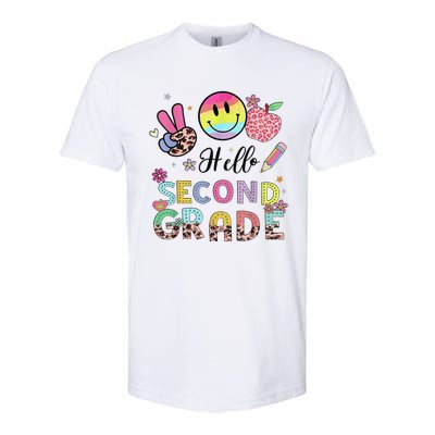 Hello Second Grade 2nd Grade First Day Of School Gift Softstyle CVC T-Shirt