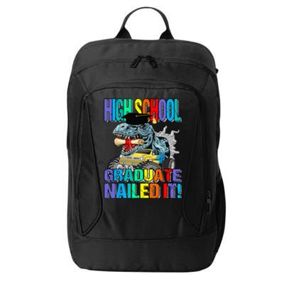 High School Graduate Nailed It Graduation Dinosaur City Backpack