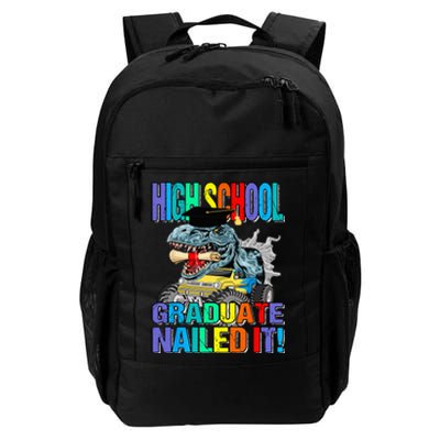 High School Graduate Nailed It Graduation Dinosaur Daily Commute Backpack