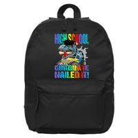 High School Graduate Nailed It Graduation Dinosaur 16 in Basic Backpack