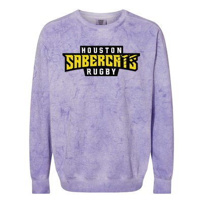 HOUSTON SABERCATS Colorblast Crewneck Sweatshirt