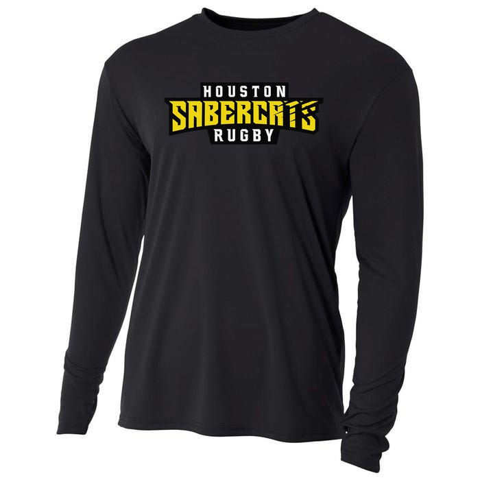 HOUSTON SABERCATS Cooling Performance Long Sleeve Crew