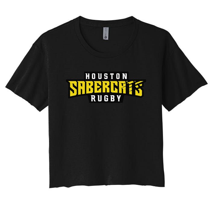 HOUSTON SABERCATS Women's Crop Top Tee