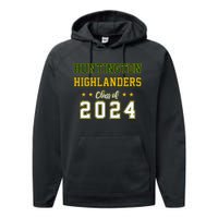 High School Huntington Highlanders Class Of 2024 Performance Fleece Hoodie