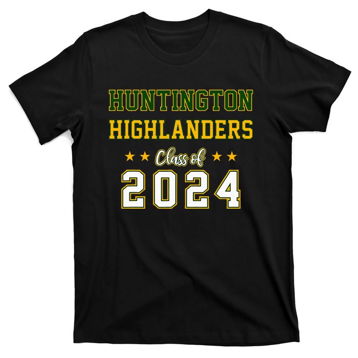 High School Huntington Highlanders Class Of 2024 T-Shirt