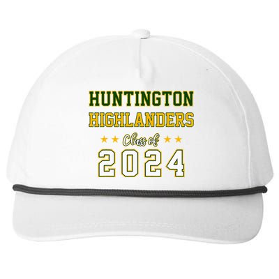 High School Huntington Highlanders Class Of 2024 Snapback Five-Panel Rope Hat