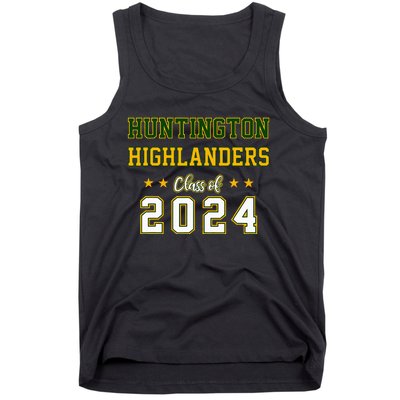 High School Huntington Highlanders Class Of 2024 Tank Top