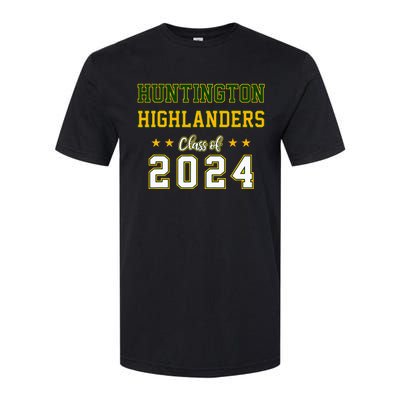 High School Huntington Highlanders Class Of 2024 Softstyle® CVC T-Shirt