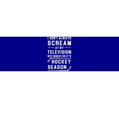 Hockey Season Hockey Fan Gift Bumper Sticker