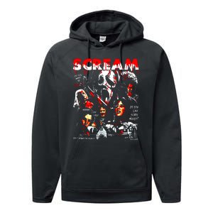 Halloween Scream Horror Movie Performance Fleece Hoodie