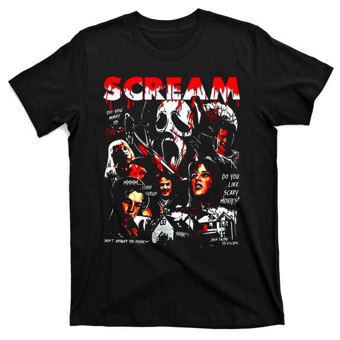 Halloween Scream Horror Movie T-Shirt