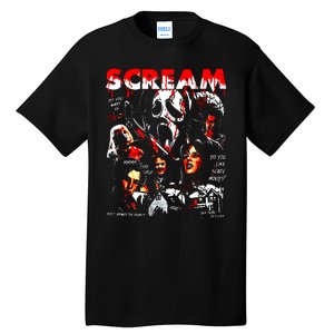 Halloween Scream Horror Movie Tall T-Shirt