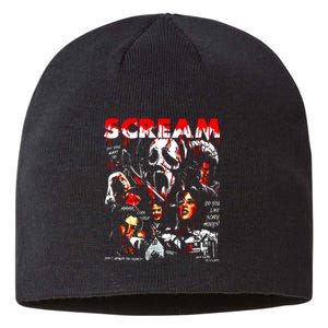 Halloween Scream Horror Movie Sustainable Beanie