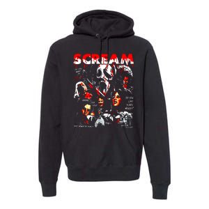 Halloween Scream Horror Movie Premium Hoodie