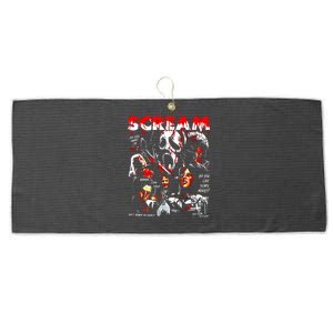 Halloween Scream Horror Movie Large Microfiber Waffle Golf Towel